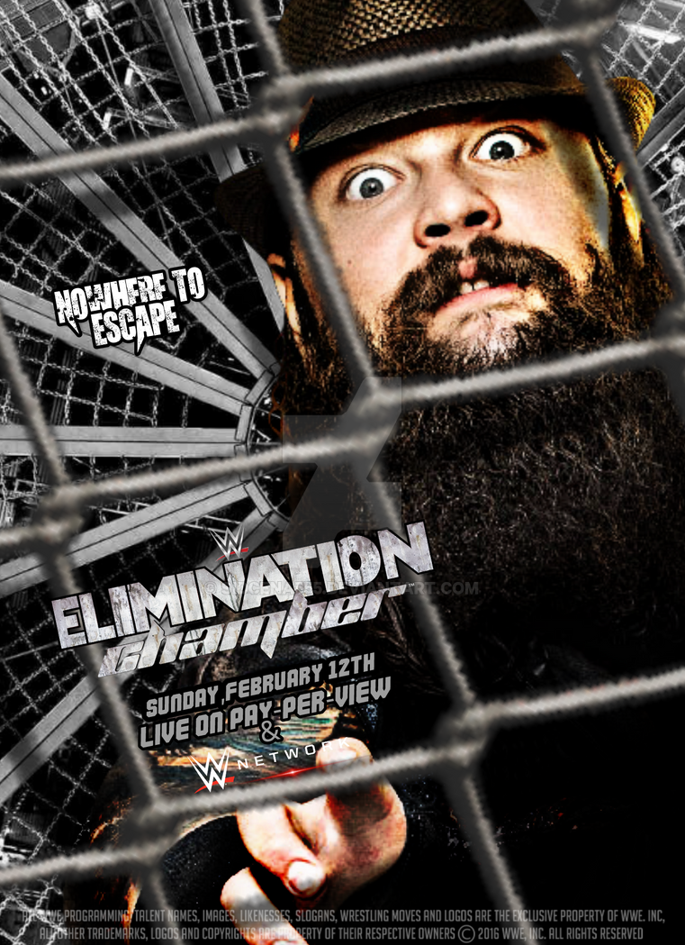 WWE Elimination Chamber 2017 Poster by SidCena555