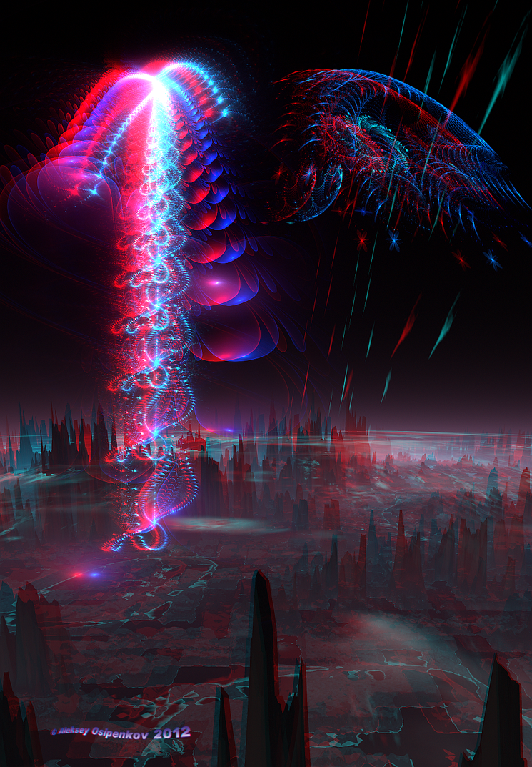 Keepers of Time Anaglyph 3D Stereoscopy by Osipenkov on 