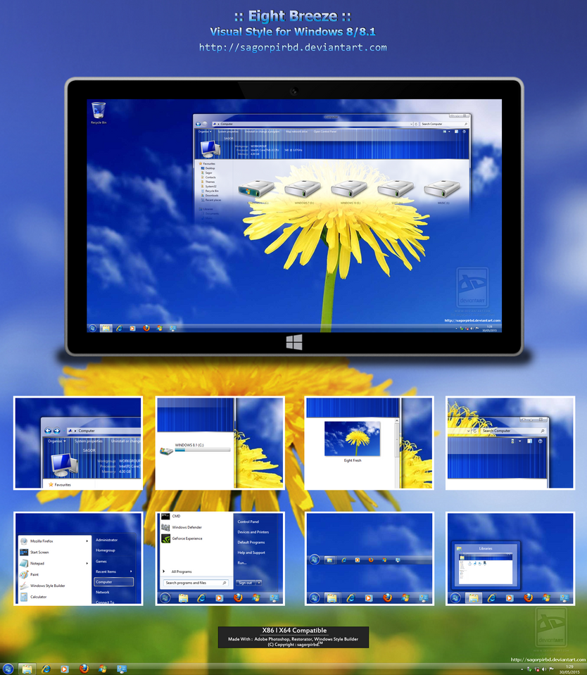 Eight Breeze theme for Win8/8.1