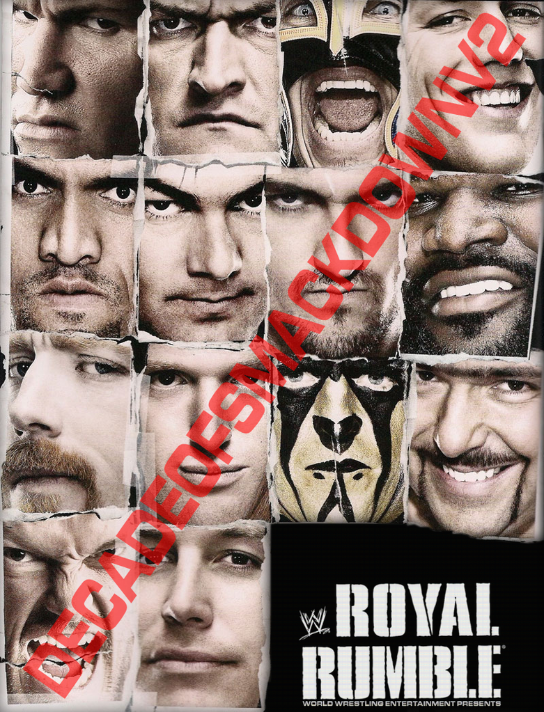 Poster WWE Royal Rumble 2011 by DecadeofSmackdownV2