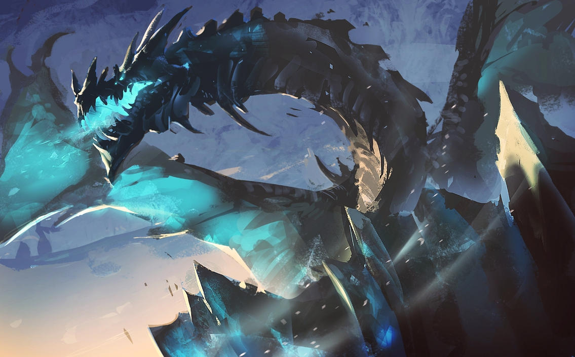 Ice Dragon by rawwad