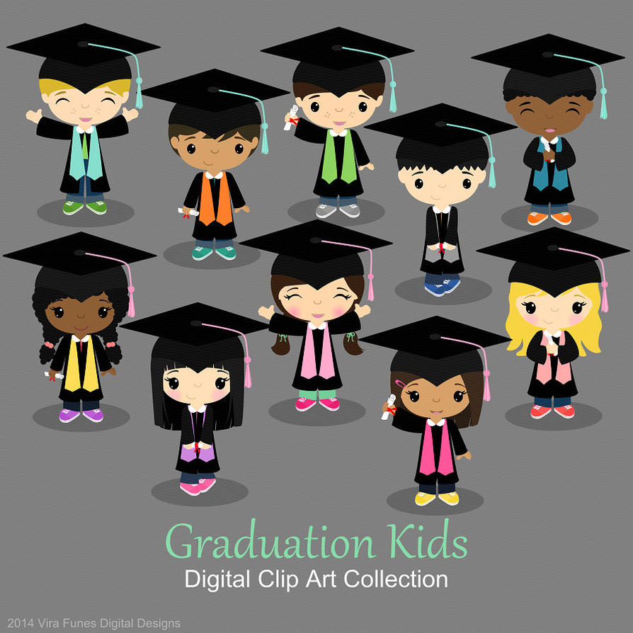 boy and girl graduation clip art - photo #22