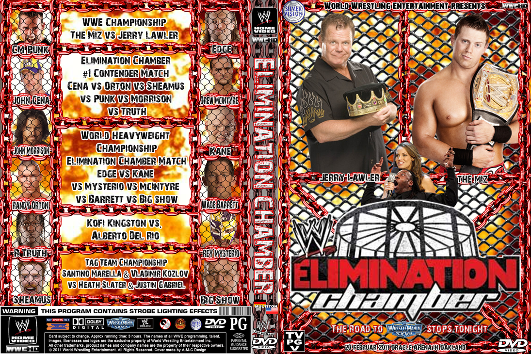 Image result for elimination chamber 2011 poster