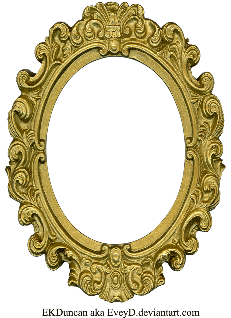 Ornate Gold Frame - Oval 1