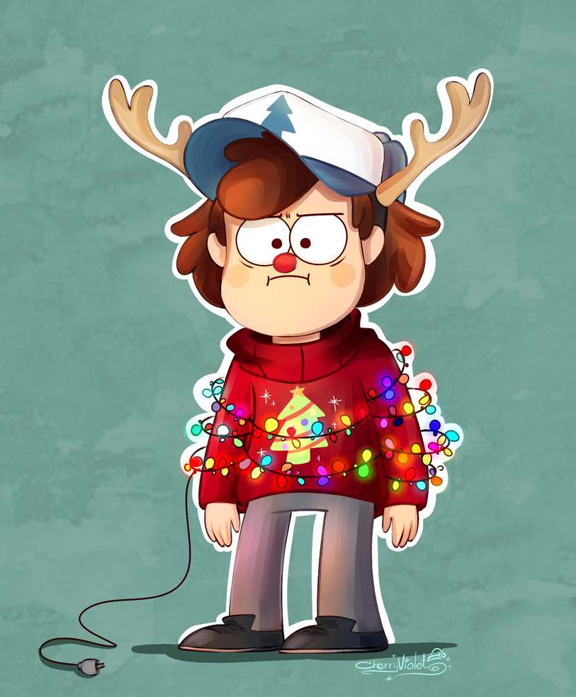 Christmas Dipper is not amused. by CherryVioletS
