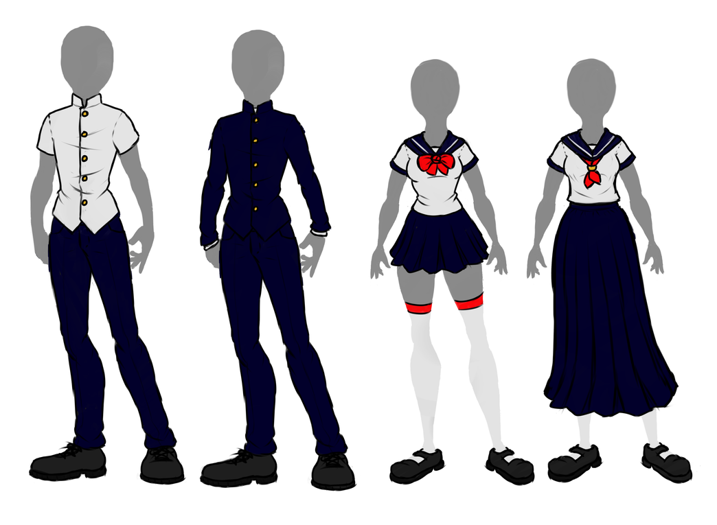 Sailor Scout Academy Uniforms By Sevenfawm On Deviantart