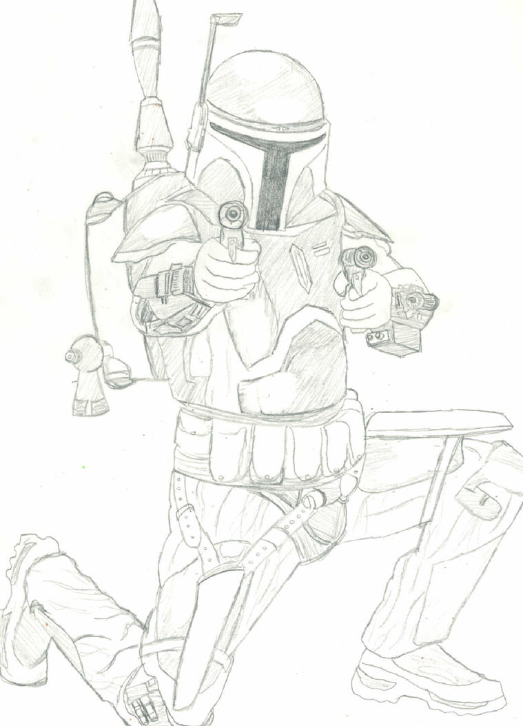 jango and boba fett coloring pages - photo #16