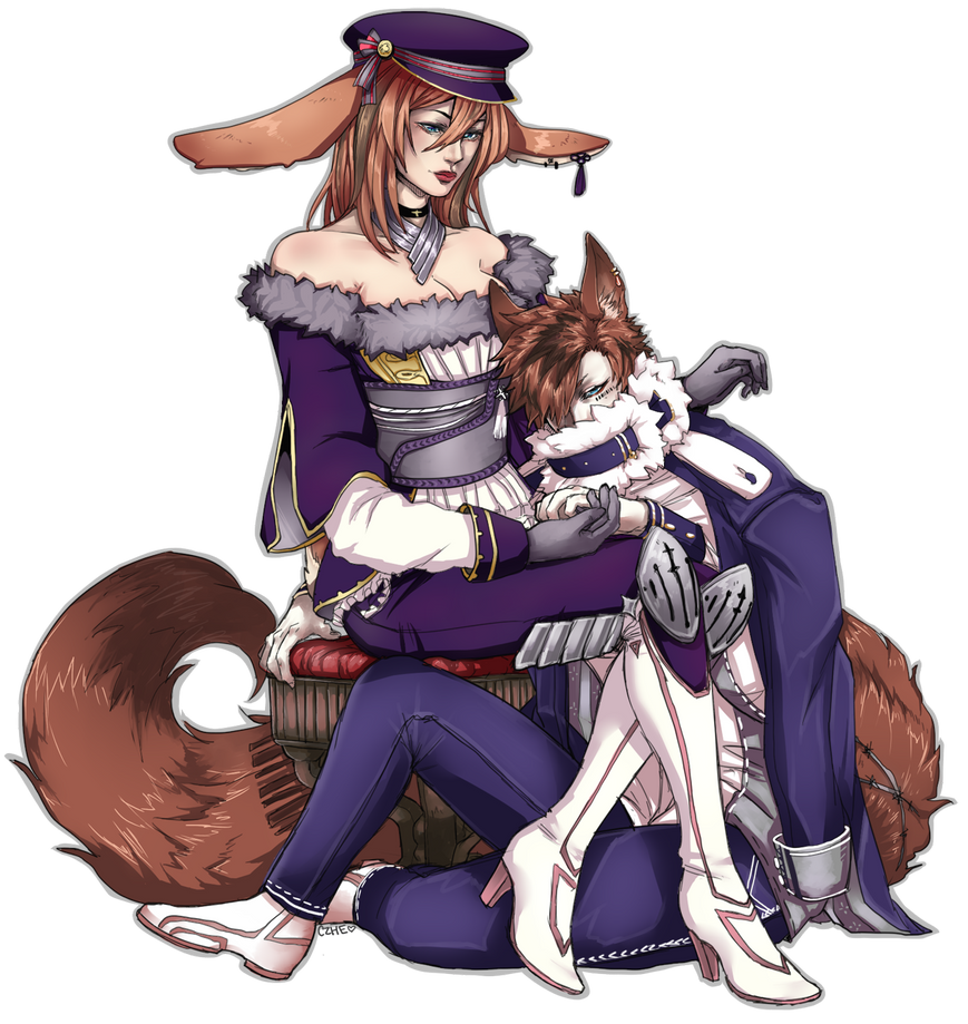 Commission - Talia and Lysander by Czhe