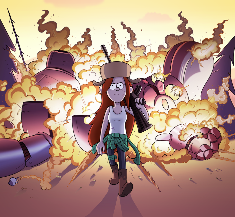 What if Michael Bay directed Gravity Falls by markmak