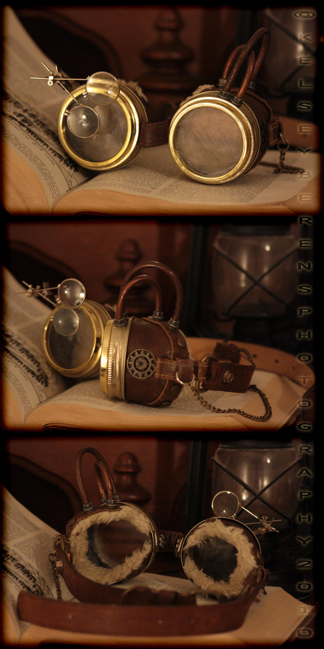 Steampunk Aviator Goggles by kyphoscoliosis on DeviantArt