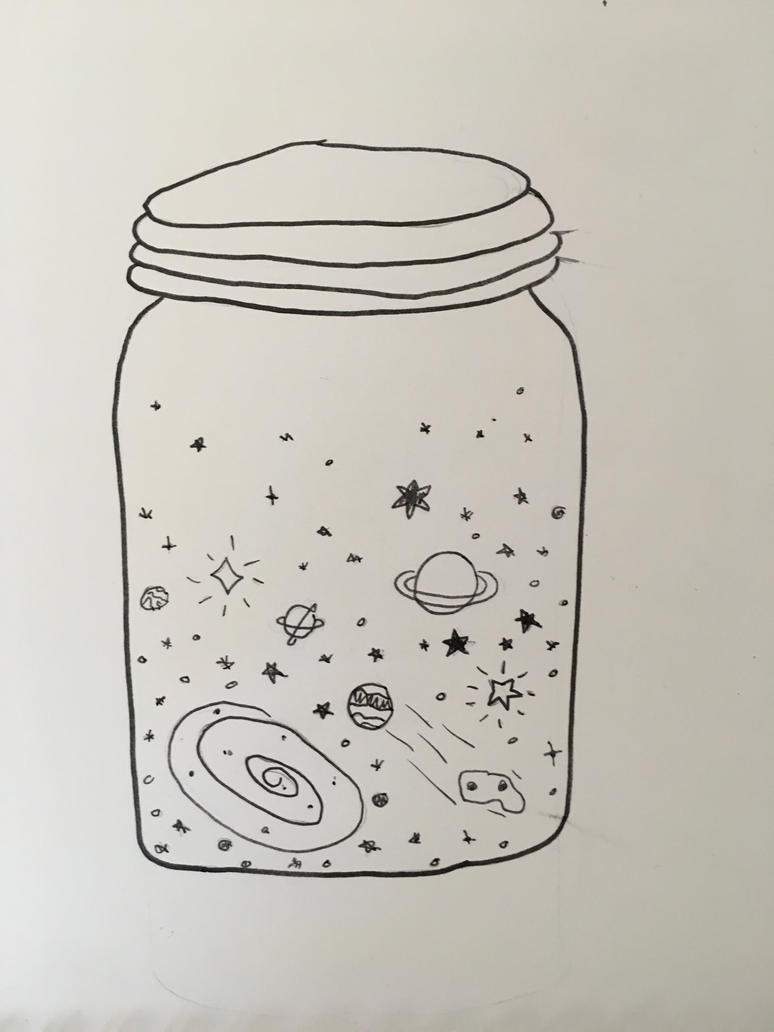 A Jar of Space by IBuyBooksNowImBroke on DeviantArt