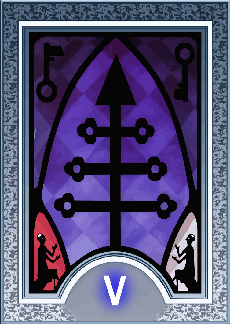 Persona Tarot Card HD The Hierophant by TheStein on